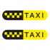 Такси знак шашки желт., на черн. фоне/TAXI 835мм,овал