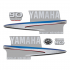 Наклейка на колпак Yamaha 90 2007-2014г., лодочного 4-х тактного мотора