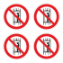 Наклейка Знак Запрещается подъем, спуск, людей по шахтному стволу - запрещается транспортировка пассажиров, ГОСТ-Р-13