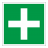 Наклейка Знак Аптечка первой медицинской помощи, ГОСТ-ЕС-01