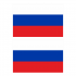 Наклейка Флаг Российской Федерации 225мм, на автомобиль