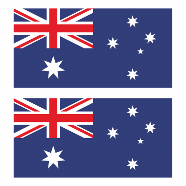 Наклейка Флаг Австралии 150мм, на автомобиль
