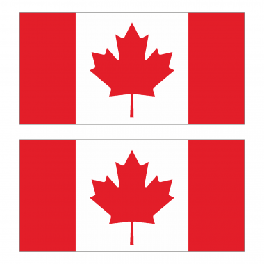 Наклейка Флаг Канады 150мм, на автомобиль