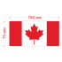 Наклейка Флаг Канады 150мм, на автомобиль