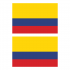 Наклейка Флаг Колумбии 300мм, на автомобиль