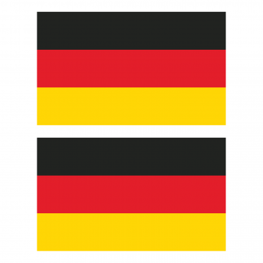 Наклейка Флаг Германии 150мм, на автомобиль