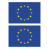 Наклейка Флаг Евросоюза 150мм, на автомобиль