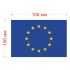Наклейка Флаг Евросоюза 150мм, на автомобиль