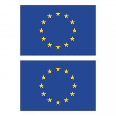 Наклейка Флаг Евросоюза 300мм, на автомобиль