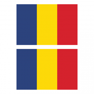 Наклейка Флаг Румынии 150мм, на автомобиль