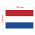 Наклейка Флаг Нидерландов 150мм, на автомобиль