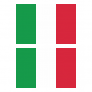 Наклейка Флаг Италии 150мм, на автомобиль
