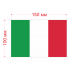 Наклейка Флаг Италии 150мм, на автомобиль