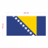 Наклейка Флаг Боснии и Герцеговины 300мм, на автомобиль