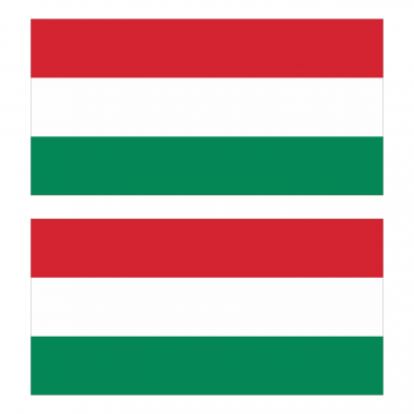 Наклейка Флаг Венгрии 300мм, на автомобиль