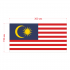 Наклейка Флаг Малайзии 300мм, на автомобиль