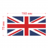Наклейка Флаг Великобритании 150мм, на автомобиль