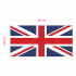 Наклейка Флаг Великобритании 300мм, на автомобиль
