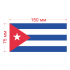 Наклейка Флаг Кубы 150мм, на автомобиль