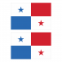 Наклейка Флаг Панамы 150мм, на автомобиль