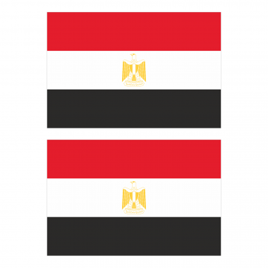 Наклейка Флаг Египта 150мм, на автомобиль