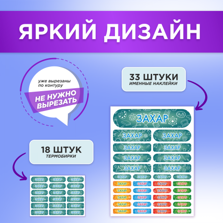Этикетки с именем Захар, на предметы и одежду Этикетки с именем Захар, на предметы и одежду