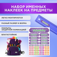 Этикетки с именем Эльмира, на предметы и одежду