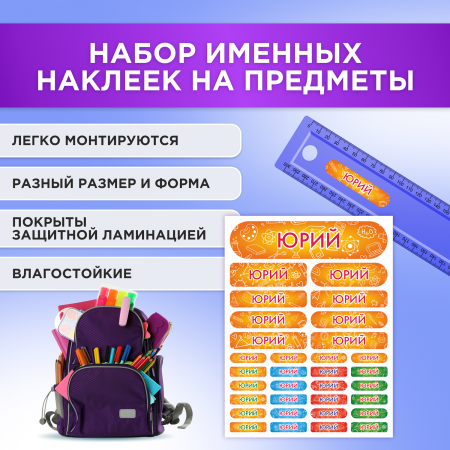 Этикетки с именем Снежана, на предметы и одежду
